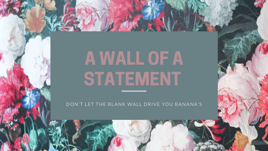 A wall of a statement