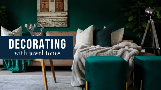 Add a touch of glamour with jewel tones