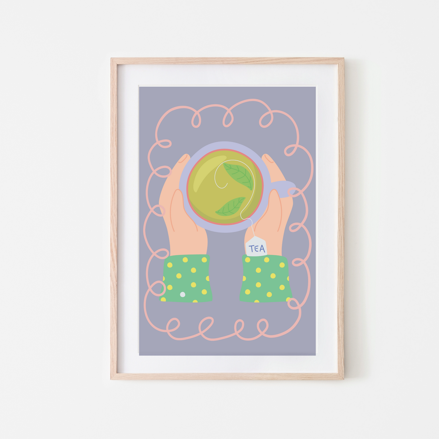 Tea Time Serenity – Cosy & Relaxing Wall Art Print