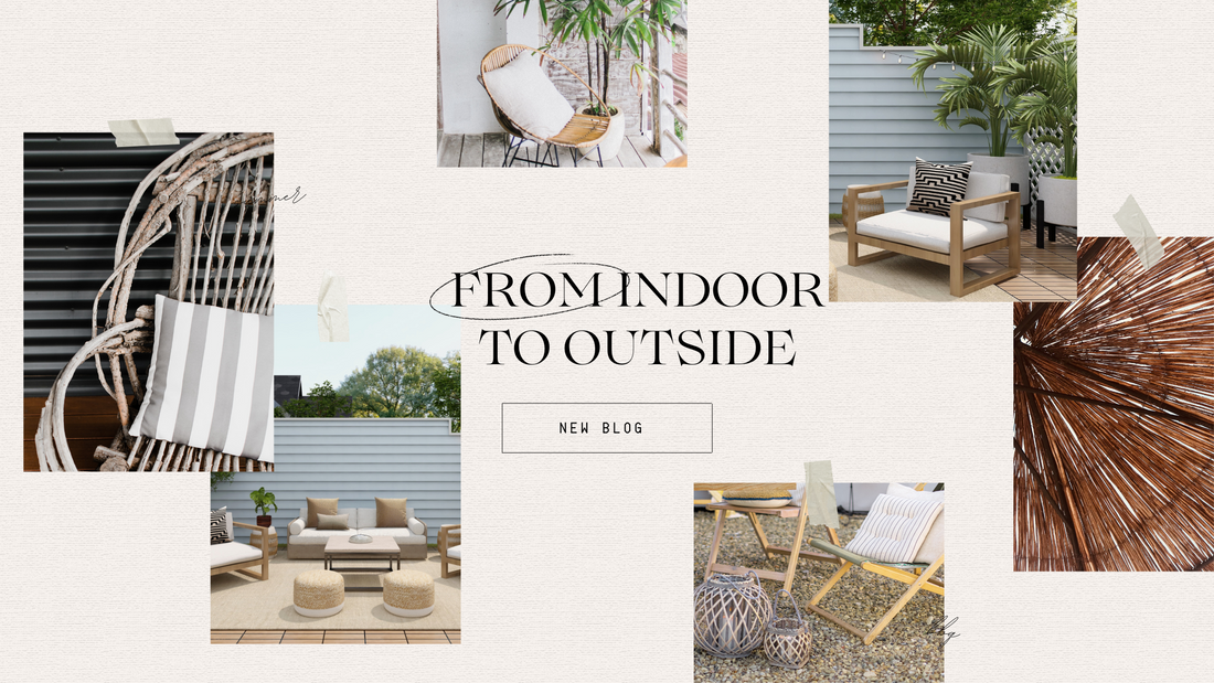 Take the indoor outside: Indoor items that also look lovely styled outside