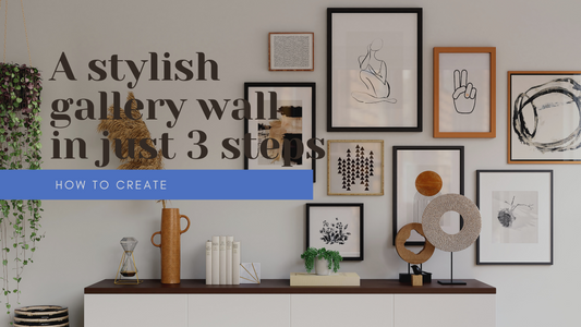 How to create a stylish gallery wall in just 3 steps