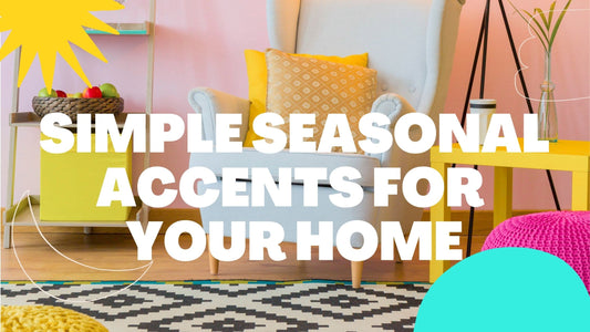Cheer up your home with some simple seasonal accents for a summer refresh