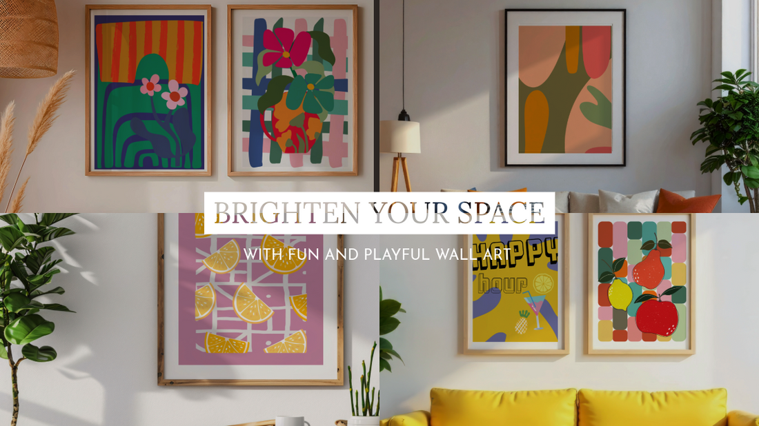 Playful Wall Art Prints: Brighten Your Space with Fun & Vibrant Home Décor