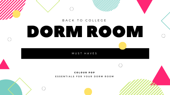 essentials for your dorm room
