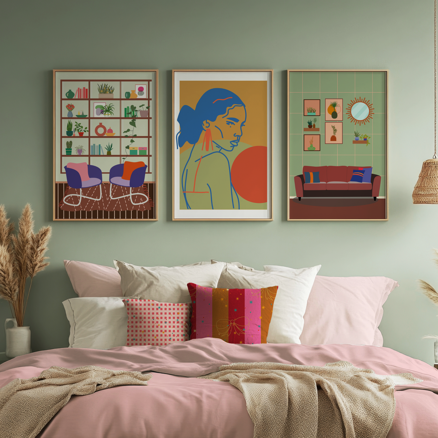 Festive Glow Cushion Collection – Bold, Modern Holiday Magic