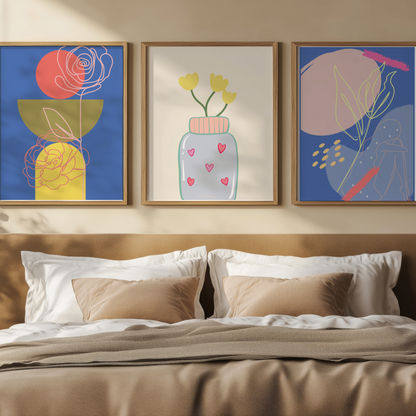 Flower Bud Vase Wall Art Print