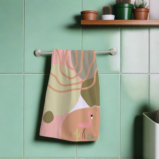 Stylish Colour Block Tea Towel