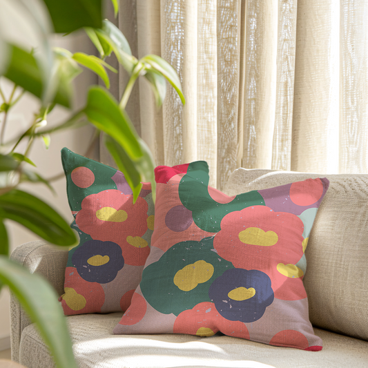 Flower Pop Cushion Cover