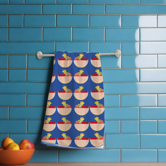 Fruit Basket Delight Kitchen Tea Towel