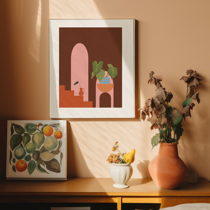 Modern Arch Serenity Wall Art Print