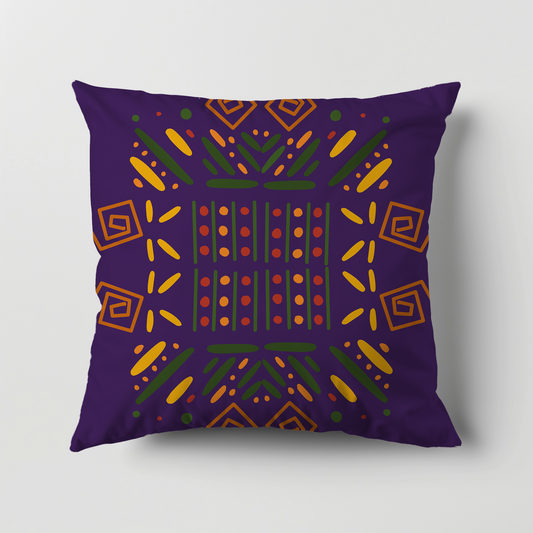 Vibrant Violet Square Scatter Cushion Cover