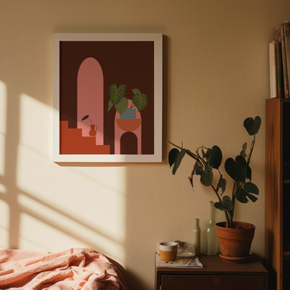 Modern Arch Serenity Wall Art Print