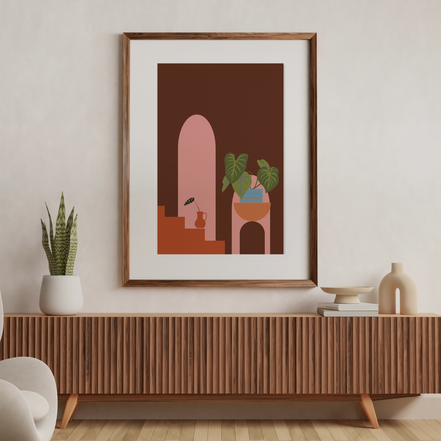 Modern Arch Serenity Wall Art Print